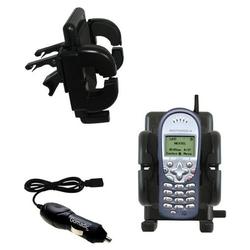 Gomadic Nextel i205 Auto Vent Holder with Car Charger - Uses TipExchange