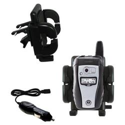 Gomadic Nextel i580 Auto Vent Holder with Car Charger - Uses TipExchange