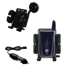 Gomadic Nextel i670 Auto Windshield Holder with Car Charger - Uses TipExchange