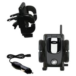 Gomadic Nextel i710 Auto Vent Holder with Car Charger - Uses TipExchange