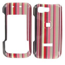 Wireless Emporium, Inc. Nokia 5300 Red Stripes Snap-On Protector Case Faceplate