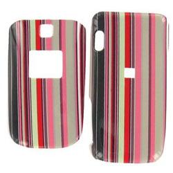 Wireless Emporium, Inc. Nokia 6085/6086 Red Stripes Snap-On Protector Case Faceplate