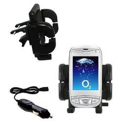 Gomadic O2 XDA Mini Pro Auto Vent Holder with Car Charger - Uses TipExchange