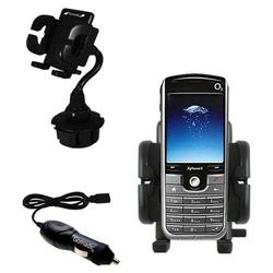 Gomadic O2 XDA SP Auto Cup Holder with Car Charger - Uses TipExchange