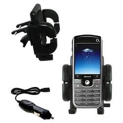 Gomadic O2 XDA SP Auto Vent Holder with Car Charger - Uses TipExchange