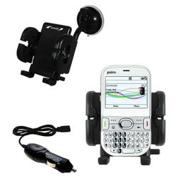 Gomadic PalmOne Palm Treo 800p Auto Windshield Holder with Car Charger - Uses TipExchange