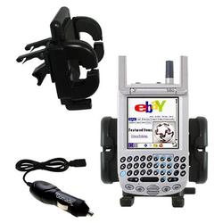 Gomadic PalmOne Treo 300 Auto Vent Holder with Car Charger - Uses TipExchange