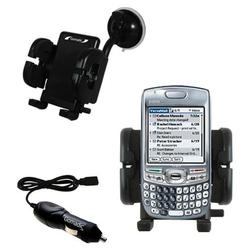 Gomadic PalmOne Treo 680 Auto Windshield Holder with Car Charger - Uses TipExchange