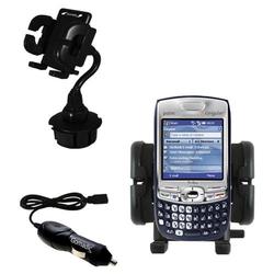 Gomadic PalmOne Treo 750 Auto Cup Holder with Car Charger - Uses TipExchange
