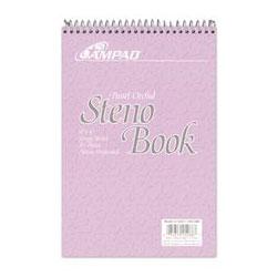 Ampad/Divi Of American Pd & Ppr Pastel Steno Books, Dusty Rose, 80 sheets per book