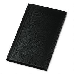 Esselte Pendaflex Corp. Pocket Size Bound Memo Book, Leather Look Cover, 5 1/4x3 1/4, 72 Pages, Black