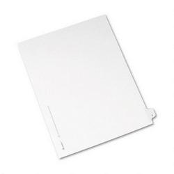 Avery-Dennison Preprinted Legal Side Tab Dividers, Tab Title 1, 11 x 8 1/2, 25/Pack
