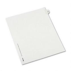 Avery-Dennison Preprinted Legal Side Tab Dividers, Tab Title 74, 11 x 8 1/2, 25/Pack