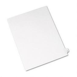 Avery-Dennison Preprinted Legal Side Tab Dividers, Tab Title 75, 11 x 8 1/2, 25/Pack