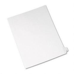 Avery-Dennison Preprinted Legal Side Tab Dividers, Tab Title Z, 11 x 8 1/2, 25/Pack