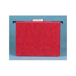 Acco Brands Inc. Presstex 2 Cap. Hanging Binders for 3 Hole 11x8 1/2 Sheets, Executive Red, 5/Pack