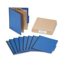 Acco Brands Inc. Presstex® ColorLife® Classification Folders, Letter, 6 Sect., Dark Blue, 10/Box