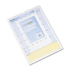 At-A-Glance QuickNotes® Wirebound Monthly Wall Calendar, 12 x 17, 4 color printing