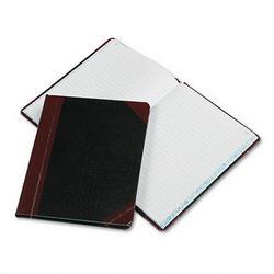 Esselte Pendaflex Corp. Record/Account Book, Black/Red Cover, Record Rule, 9 5/8 x 7 5/8, 150 Pages