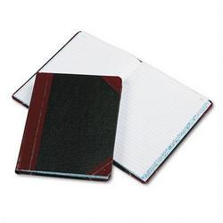 Esselte Pendaflex Corp. Record/Account Book, Black/Red Cover, Record Rule, 9 5/8 x 7 5/8, 300 Pages