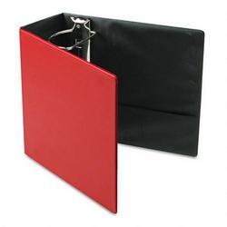 Cardinal Brands Inc. Recycled Easy Open® D Ring Binder with Finger Slot, Vinyl, 5 Capacity, Red