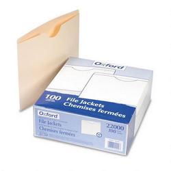 Esselte Pendaflex Corp. Recycled Manila File Jackets, Double Ply Tab, Flat, Letter, 100/Box