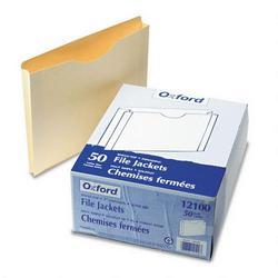 Esselte Pendaflex Corp. Recycled Manila File Jackets, Single Ply Tab, 1 Expansion, Letter, 50/Box