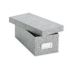 Esselte Pendaflex Corp. Reinforced Board 3 x 5 Card File with Lift Off Cover, Black/White Agate