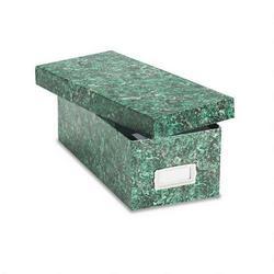 Esselte Pendaflex Corp. Reinforced Board 3 x 5 Card File with Lift Off Cover, Green Marble