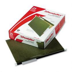 Esselte Pendaflex Corp. Reinforced Hanging File Folders, 1/3 Tab, Letter, Standard Green, 25/Box
