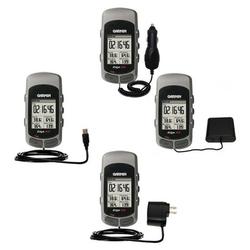 Gomadic Road Warrior Kit for the Garmin Edge 205 includes a Car & Wall Charger AND USB cable AND Battery Ext