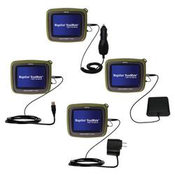 Gomadic Road Warrior Kit for the Magellan Crossover GPS 2500T includes a Car & Wall Charger AND USB cable AN