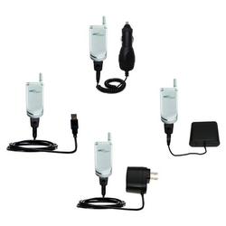 Gomadic Road Warrior Kit for the Motorola V150 includes a Car & Wall Charger AND USB cable AND Battery Exten