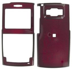 Wireless Emporium, Inc. Samsung Ace SPH-I325 Trans. Red Flame Snap-On Protector Case Faceplate