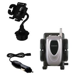 Gomadic Samsung VI660 Auto Cup Holder with Car Charger - Uses TipExchange