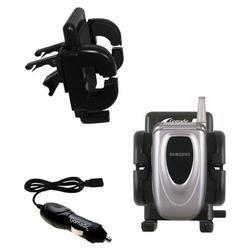 Gomadic Samsung VI660 Auto Vent Holder with Car Charger - Uses TipExchange