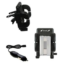 Gomadic Samsung Yepp YP-35H Auto Vent Holder with Car Charger - Uses TipExchange