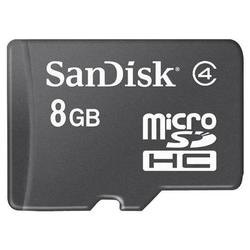 SanDisk Corporation SanDisk 8GB microSD High Capacity (microSDHC) Card - (Class 4) - 8 GB
