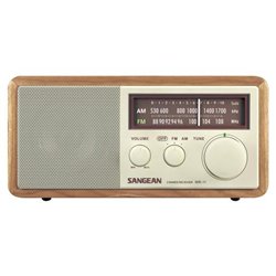 Sangean Wr11 Wood Cabinet Am/fm Table Top Radio