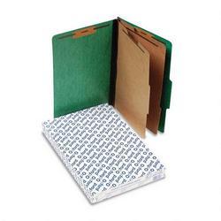 Esselte Pendaflex Corp. Six Section PressGuard® Classification Folders, Legal Size, Green, 10/Box