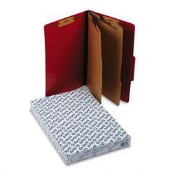Esselte Pendaflex Corp. Six Section PressGuard® Classification Folders, Legal Size, Scarlet, 10/Box