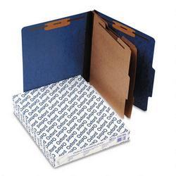 Esselte Pendaflex Corp. Six Section PressGuard® Classification Folders, Letter Size, Blue, 10/Box