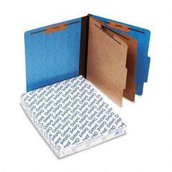 Esselte Pendaflex Corp. Six Section PressGuard® Classification Folders, Letter Size, Light Blue, 10/Box