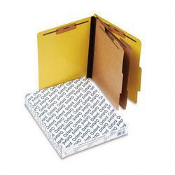 Esselte Pendaflex Corp. Six Section PressGuard® Classification Folders, Letter Size, Yellow, 10/Box