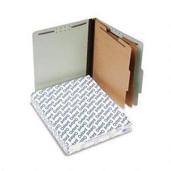 Esselte Pendaflex Corp. Six Section Pressboard Classification Folders Letter Size, Green, 10/Box