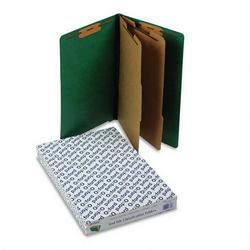 Esselte Pendaflex Corp. Six Section Pressboard End Tab Classification Folders, Legal, Green, 10/Box (ESS23318)