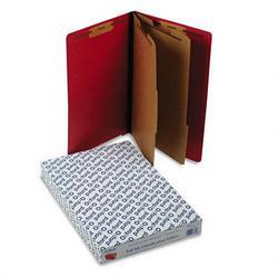 Esselte Pendaflex Corp. Six Section Pressboard End Tab Classification Folders, Legal, Red, 10/Box