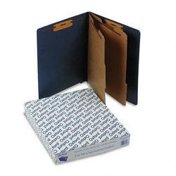 Esselte Pendaflex Corp. Six Section Pressboard End Tab Classification Folders, Letter, Dark Blue, 10/Box (ESS23217)
