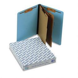 Esselte Pendaflex Corp. Six Section Pressboard End Tab Classification Folders, Letter Size, Blue, 10/Box