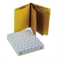Esselte Pendaflex Corp. Six Section Pressboard End Tab Classification Folders, Letter, Yellow, 10/Box (ESS23219)
